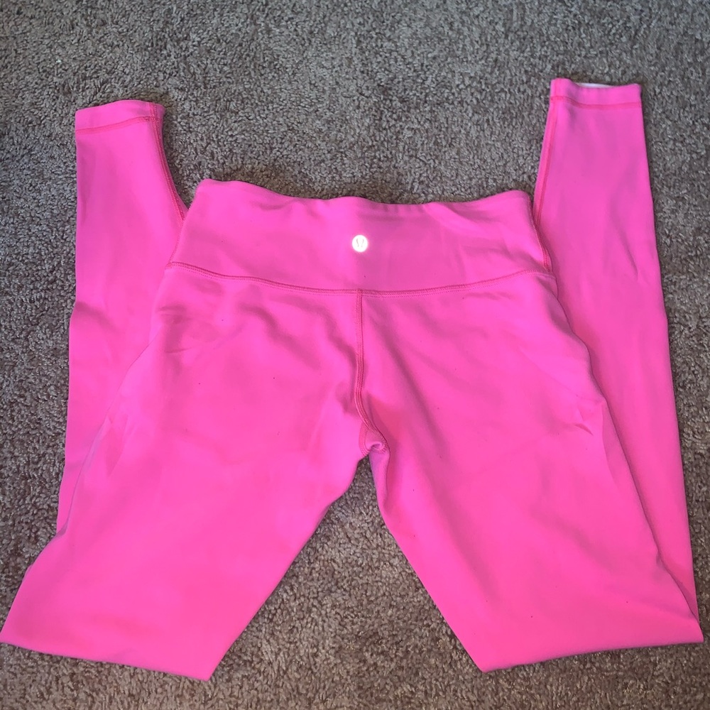 Reversible Pink/OffPink LuLulemom Leggings